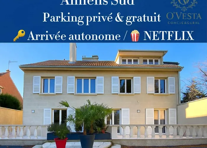 Apartment White House Dhavernas - Privee - - Parking Gratuit Amiens